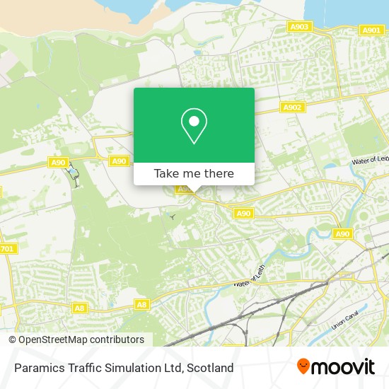 Paramics Traffic Simulation Ltd map