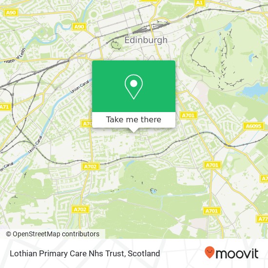 Lothian Primary Care Nhs Trust map