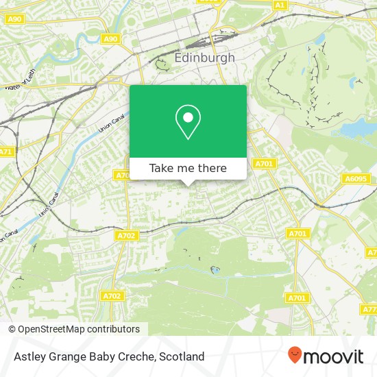 Astley Grange Baby Creche map