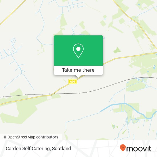 Carden Self Catering map