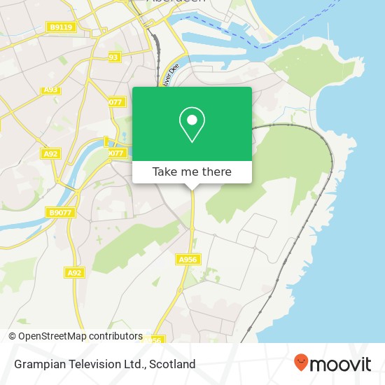 Grampian Television Ltd. map