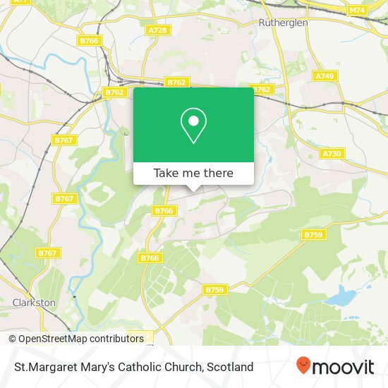 St.Margaret Mary's Catholic Church map