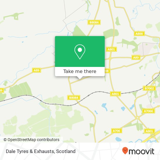 Dale Tyres & Exhausts map