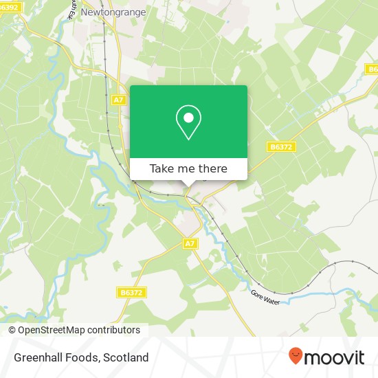 Greenhall Foods map