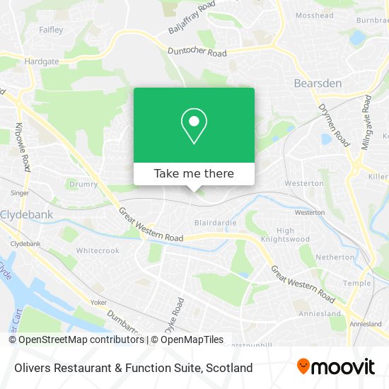 Olivers Restaurant & Function Suite map