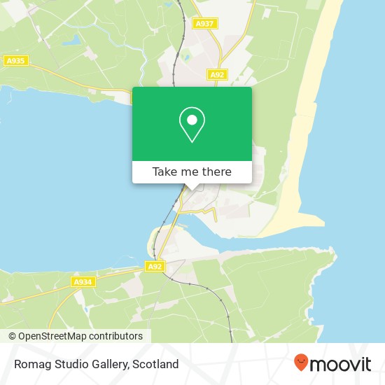 Romag Studio Gallery map