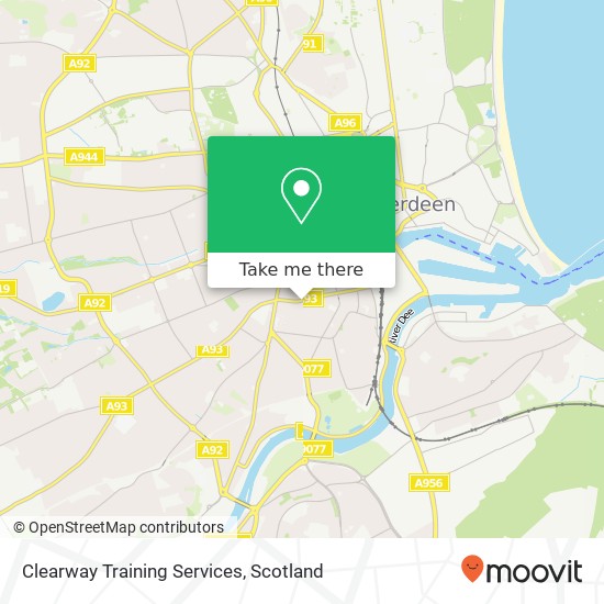 Clearway Training Services map