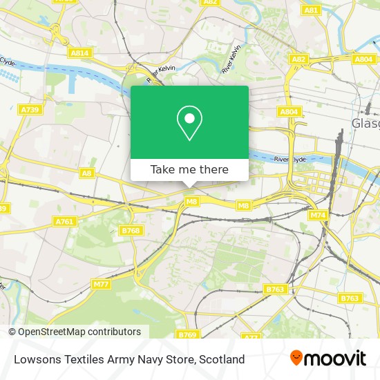 Lowsons Textiles Army Navy Store map