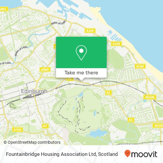 Fountainbridge Housing Association Ltd map