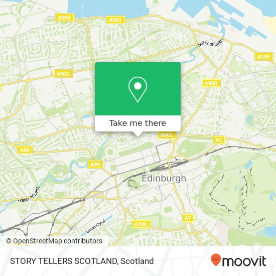 STORY TELLERS SCOTLAND map