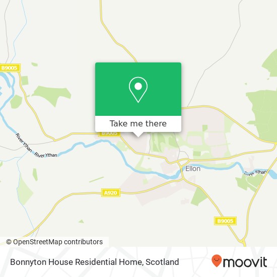 Bonnyton House Residential Home map