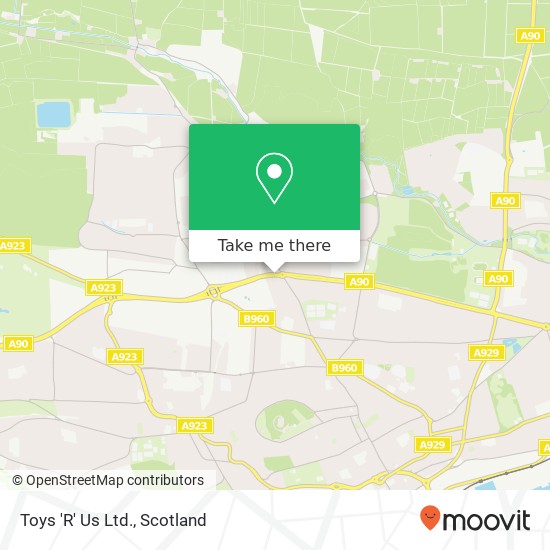 Toys 'R' Us Ltd. map