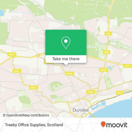 Treeby Office Supplies map