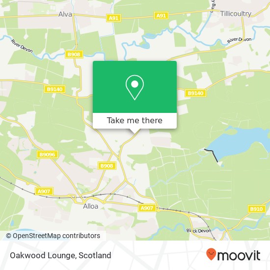 Oakwood Lounge map