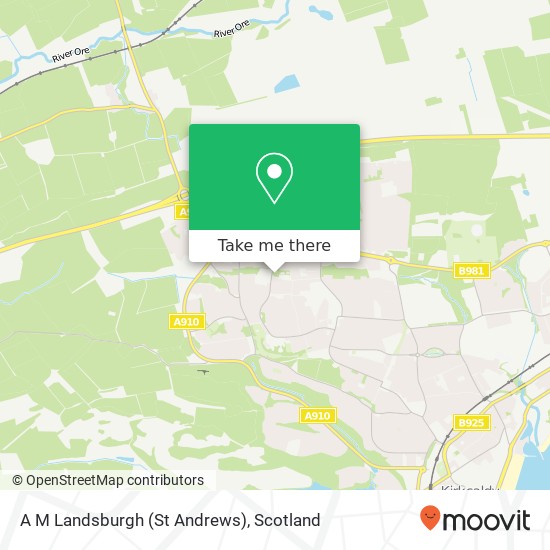 A M Landsburgh (St Andrews) map