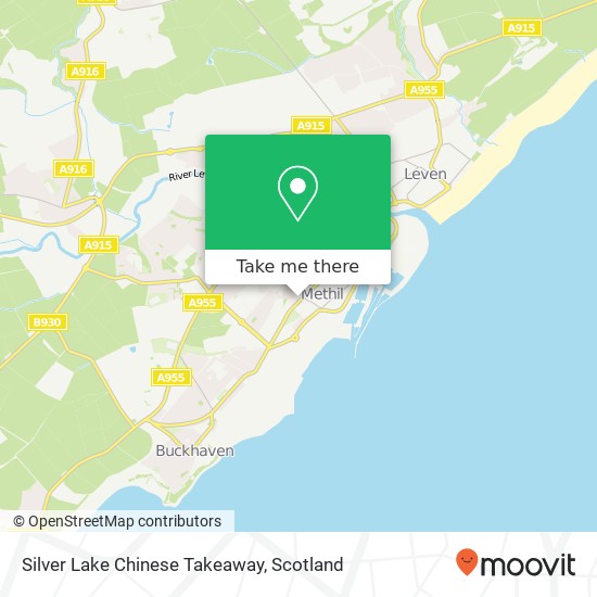 Silver Lake Chinese Takeaway map