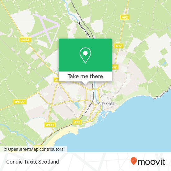 Condie Taxis map