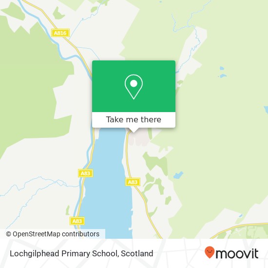 Lochgilphead Primary School map