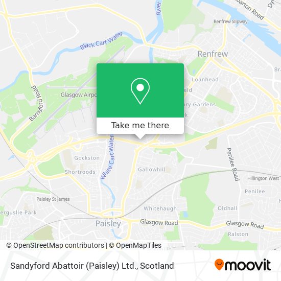 Sandyford Abattoir (Paisley) Ltd. map