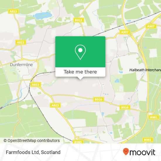 Farmfoods Ltd map