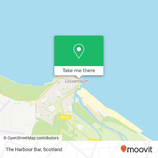The Harbour Bar map