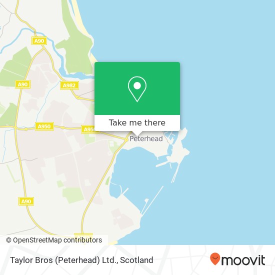 Taylor Bros (Peterhead) Ltd. map