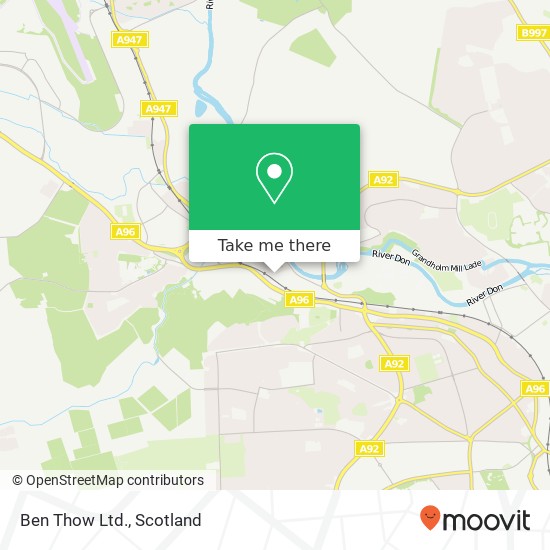 Ben Thow Ltd. map