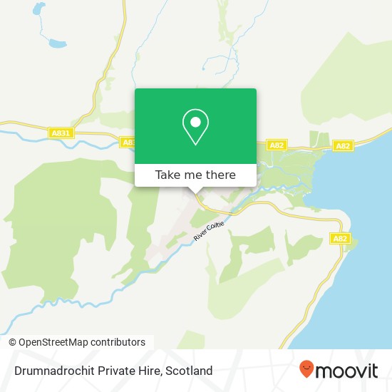 Drumnadrochit Private Hire map