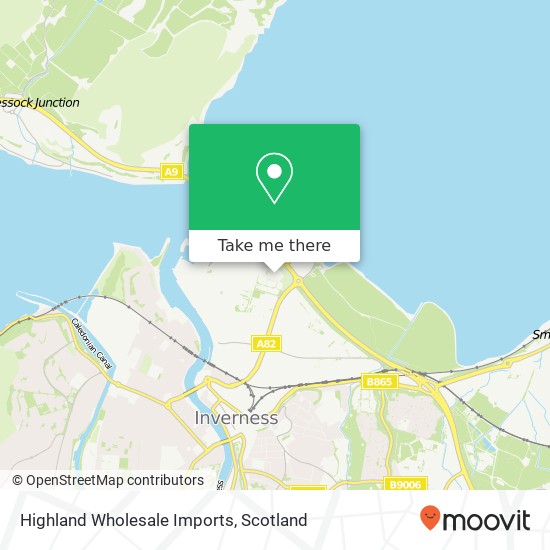 Highland Wholesale Imports map