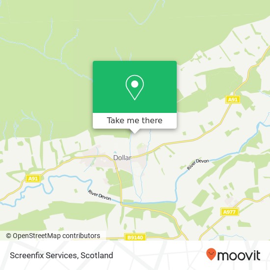 Screenfix Services map