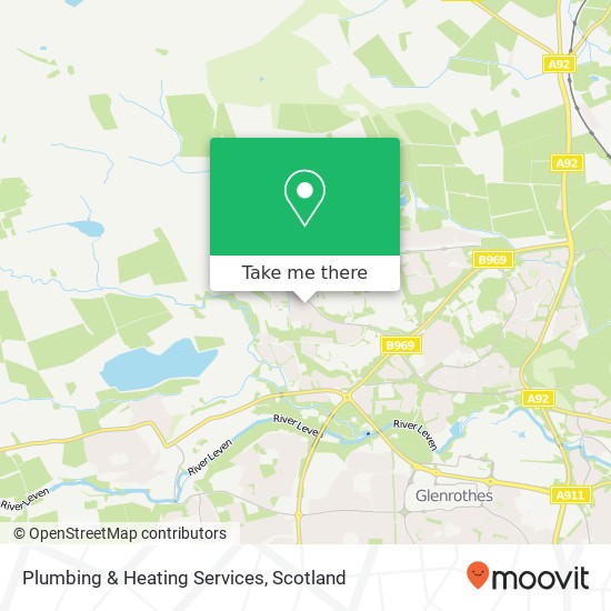 Plumbing & Heating Services map