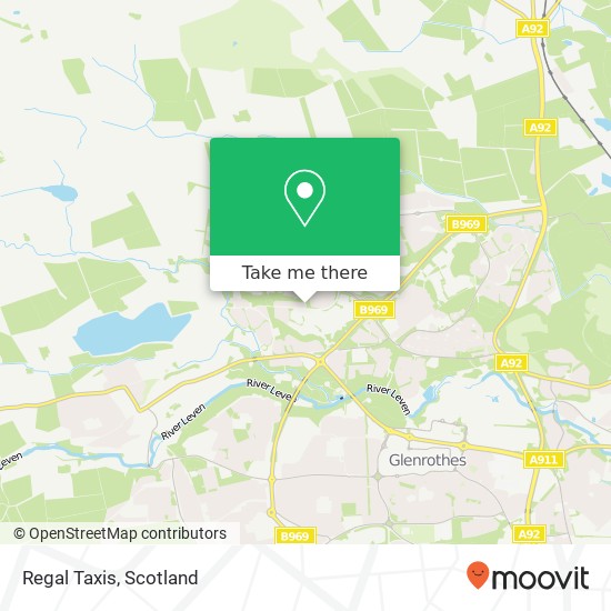 Regal Taxis map