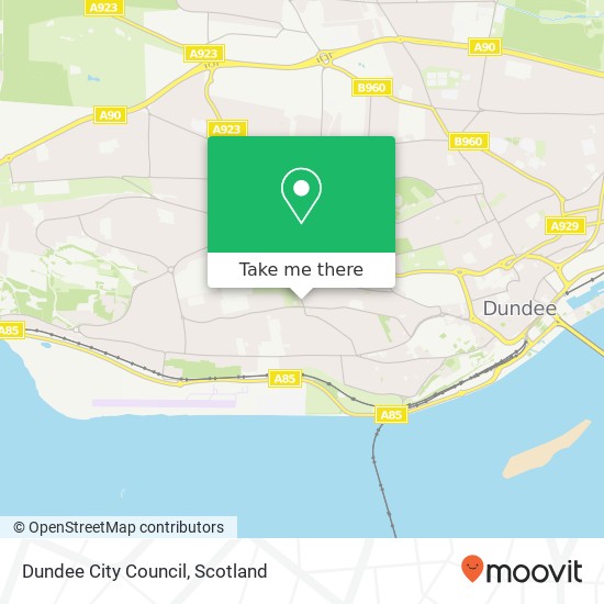 Dundee City Council map