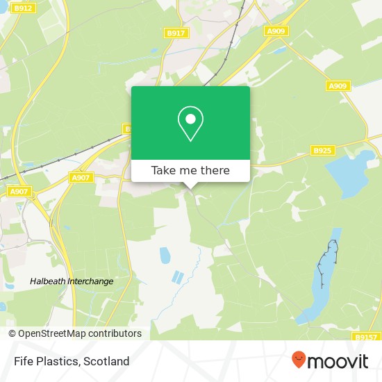Fife Plastics map