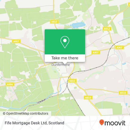 Fife Mortgage Desk Ltd map