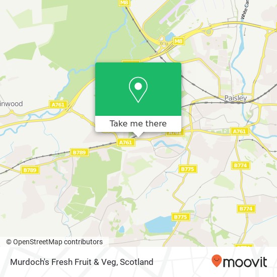 Murdoch's Fresh Fruit & Veg map
