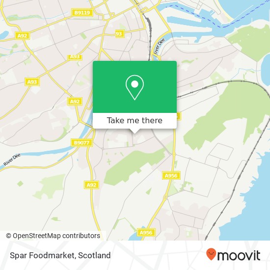 Spar Foodmarket map