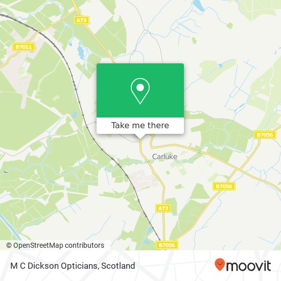 M C Dickson Opticians map