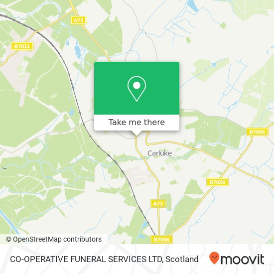 CO-OPERATIVE FUNERAL SERVICES LTD map