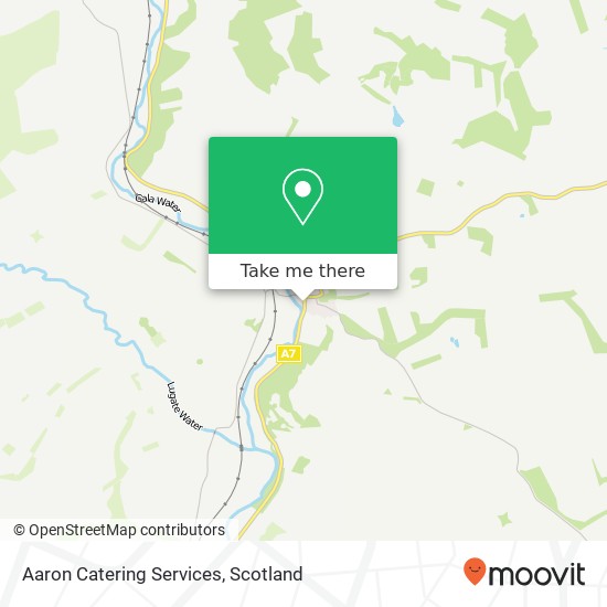 Aaron Catering Services map