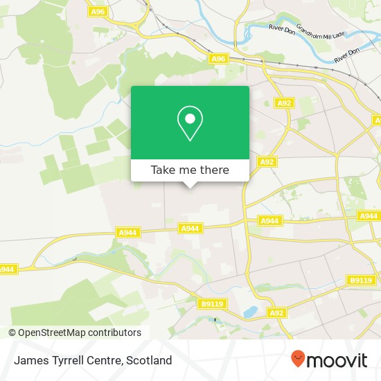 James Tyrrell Centre map