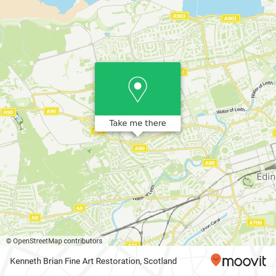 Kenneth Brian Fine Art Restoration map