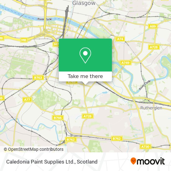Caledonia Paint Supplies Ltd. map