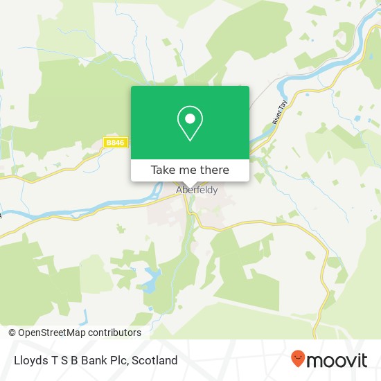 Lloyds T S B Bank Plc map