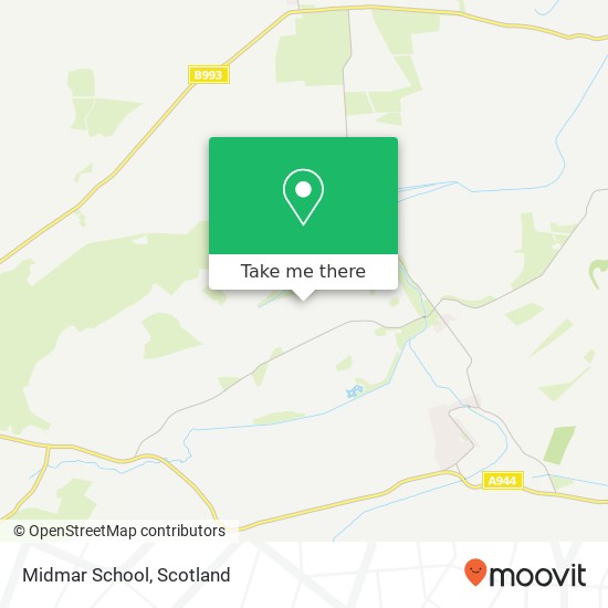 Midmar School map