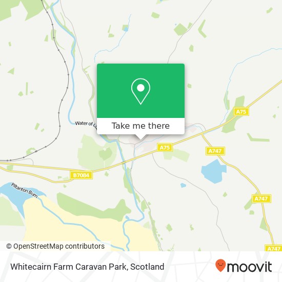 Whitecairn Farm Caravan Park map