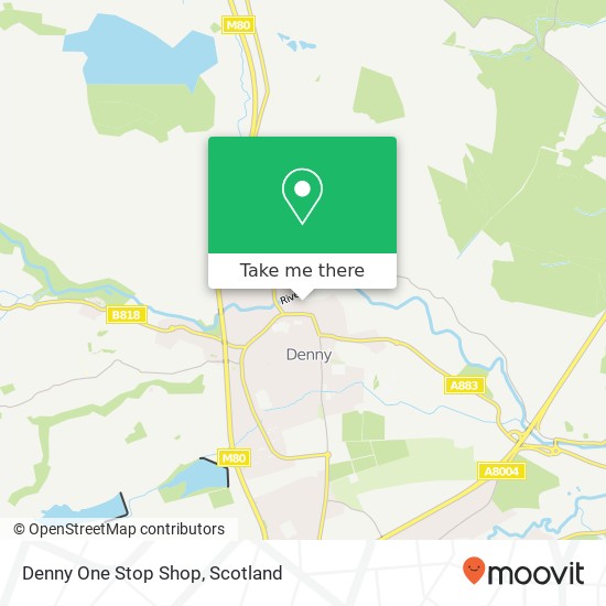 Denny One Stop Shop map