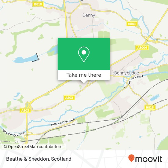 Beattie & Sneddon map