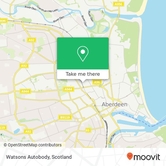 Watsons Autobody map