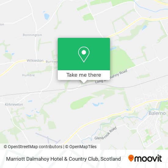 Marriott Dalmahoy Hotel & Country Club map